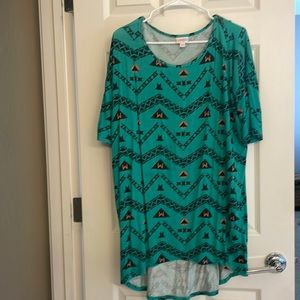 Lularoe teal top